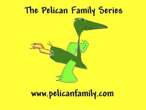 Pelican Family Series Children's Picture Books Logo with Pelly